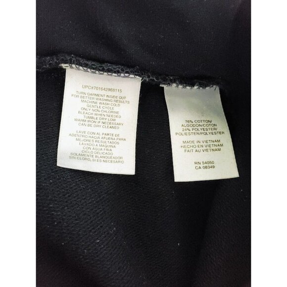 Anne Klein Sport Navy Hoodie Jogger Set Striped Lined Zip Jacket Small - Picture 3 of 7